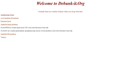 Desktop Screenshot of debunk-it.org